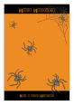 Spider Halloween Vertical Rectangle Labels 1.875x2.75